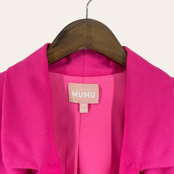 Show Me Your Mumu Barbie‎ Hot Pink Major Blazer - Picture 4 of 9